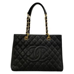 Chanel Caviar Medallion Chain Tote Bag
